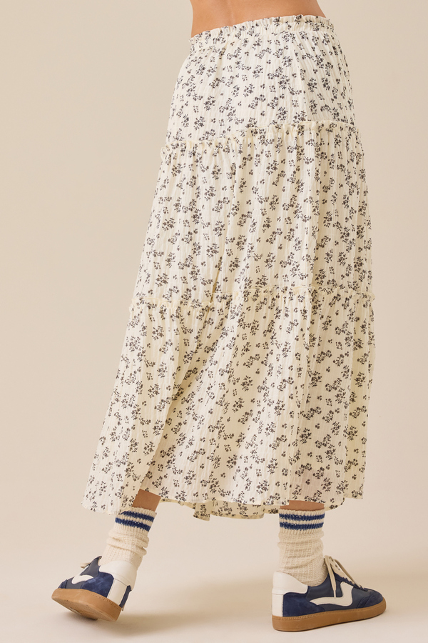 Catelyn Floral Midi Skirt Detail 5 - Altar'd State