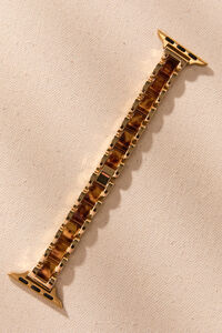 Tortoise Metal Link Watch Band Detail 2 - Altar'd State