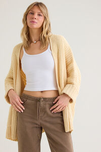 Olivia Chenille Open Front Cardigan Detail 4 - Altar'd State