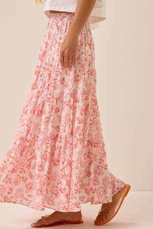 Elise Floral Maxi Skirt - Altar'd State - 