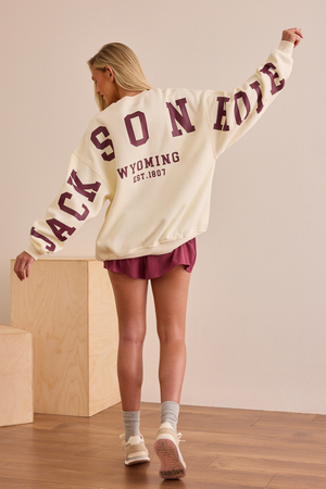 Jackson Hole Wyoming Oversized Pullover - Altar'd State - 