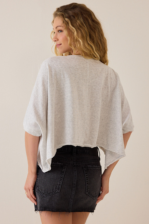 McKenna Oversized Boxy Crop Tee - Altar'd State