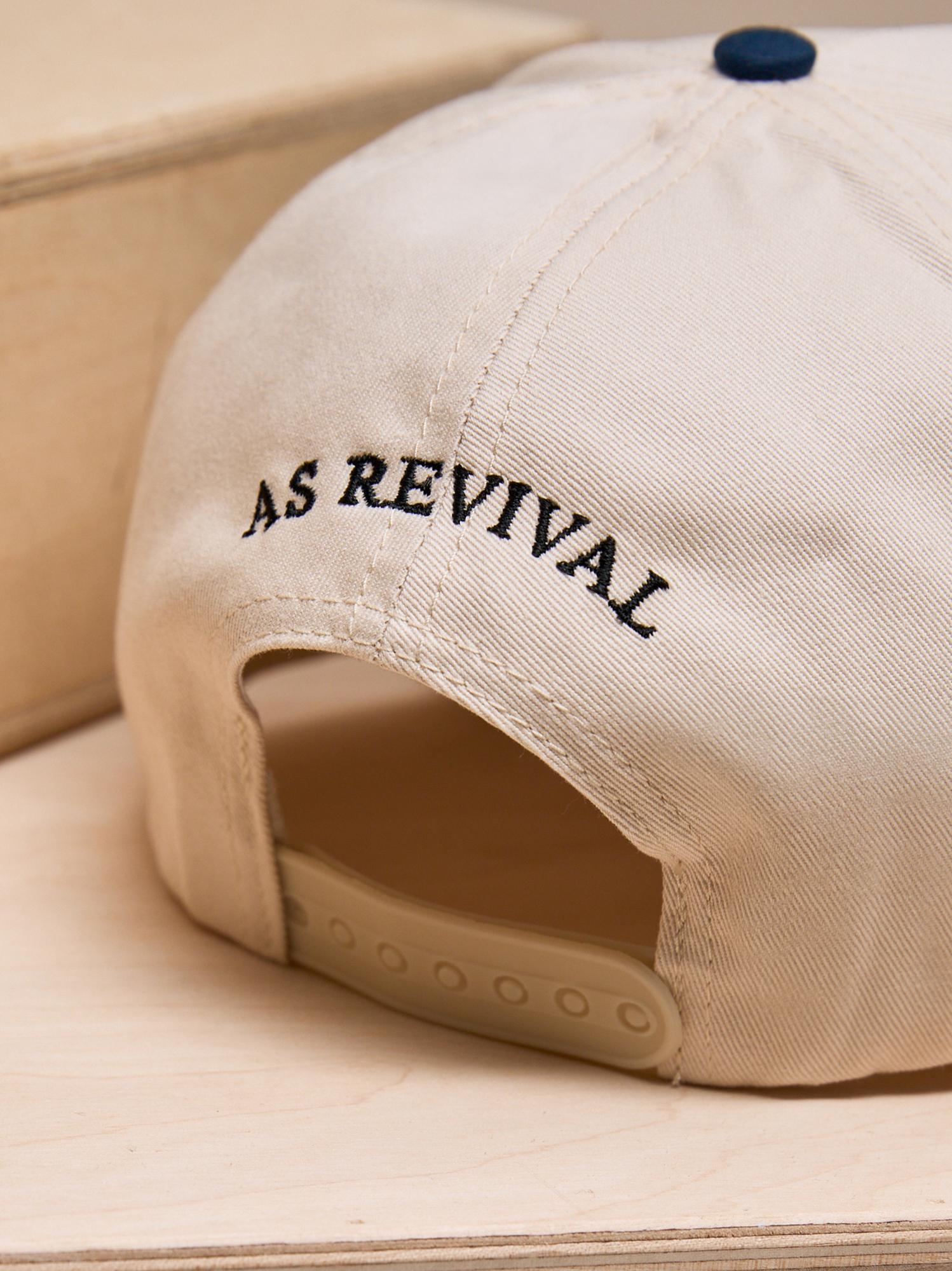 Start With Prayer Trucker Hat in Navy | AS Revival