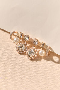 Crystal & Pearl Earring Set - Altar'd State