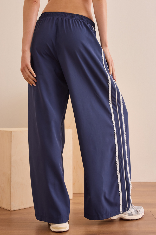 Relay Lace Stripe Pant Detail 4 - Altar'd State