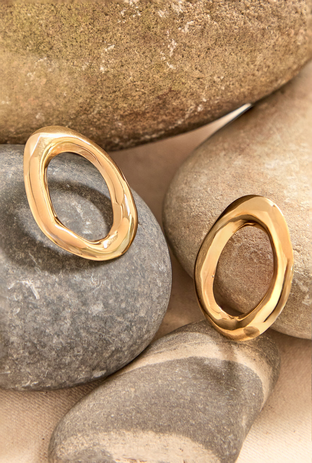 Open Circle Post Earrings