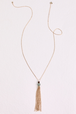 Marin Resin Beaded Necklace - Altar'd State - 