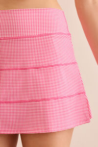 Serves Up Gingham Skort Detail 2 - Altar'd State