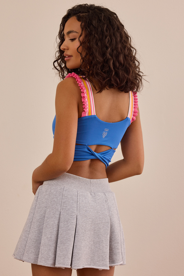 Playful Pace Ruffle Tank Detail 6 - Altar'd State