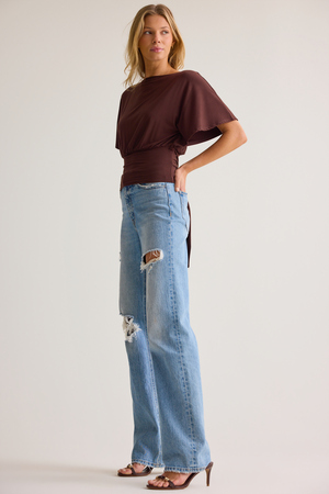 Mina Boatneck Fitted Top - Altar'd State - 
