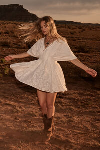 Maddy Puff Sleeve Mini Dress - Altar'd State