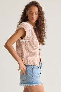 Katrina Short Sleeve Cardigan Detail 3 - Altar'd State