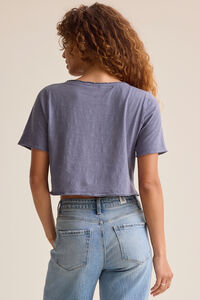 Vera Cropped Lace Tee Detail 4 - Altar'd State