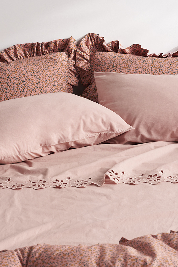 Jane Eyelet Cotton Sheet Set Detail 1 - Altar'd State