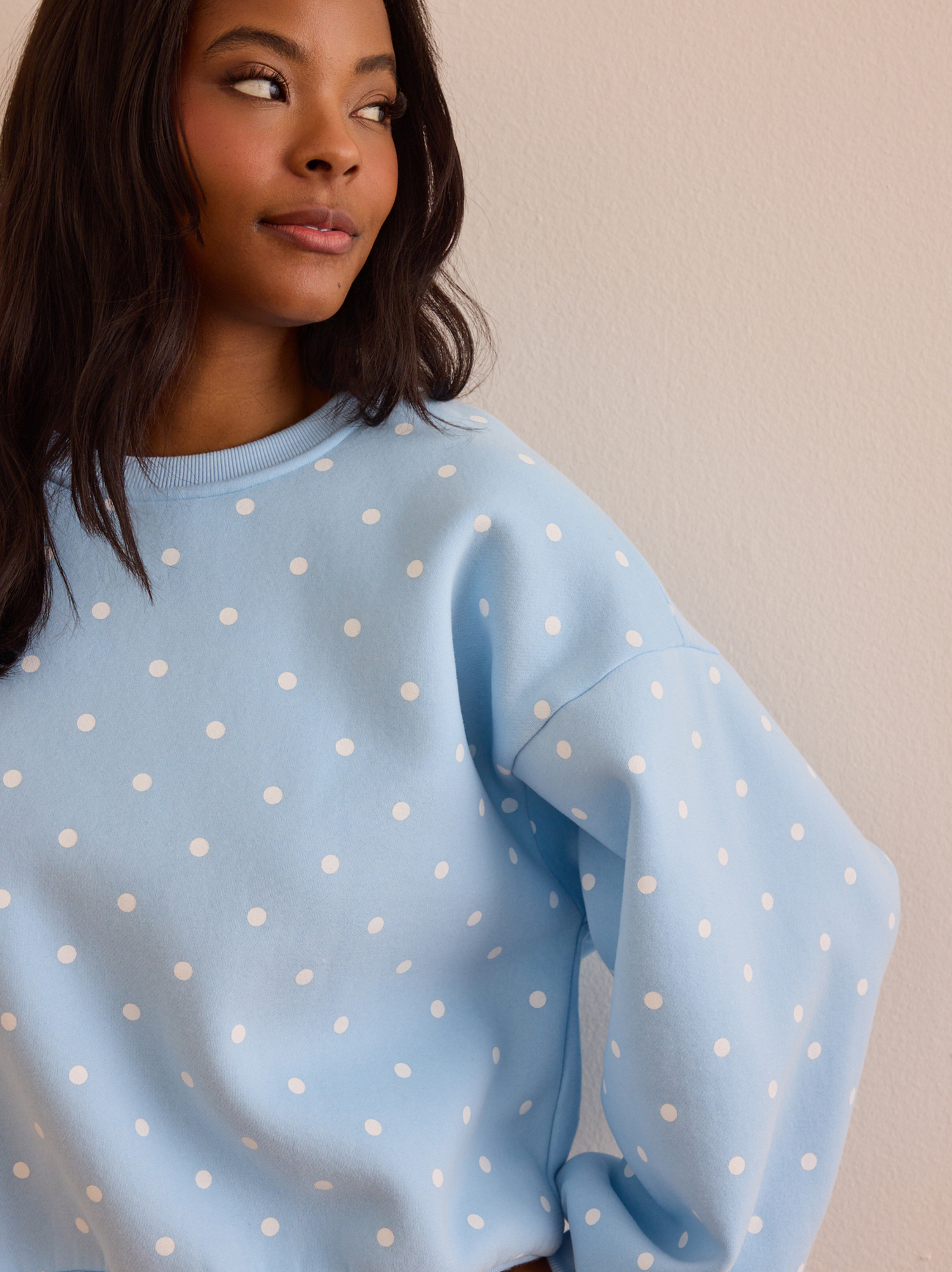 Rookie Polka Dot Crew in Blue & White | AS Revival
