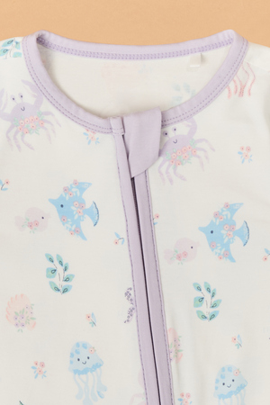 Floral Sea Creature Romper - Altar'd State - 