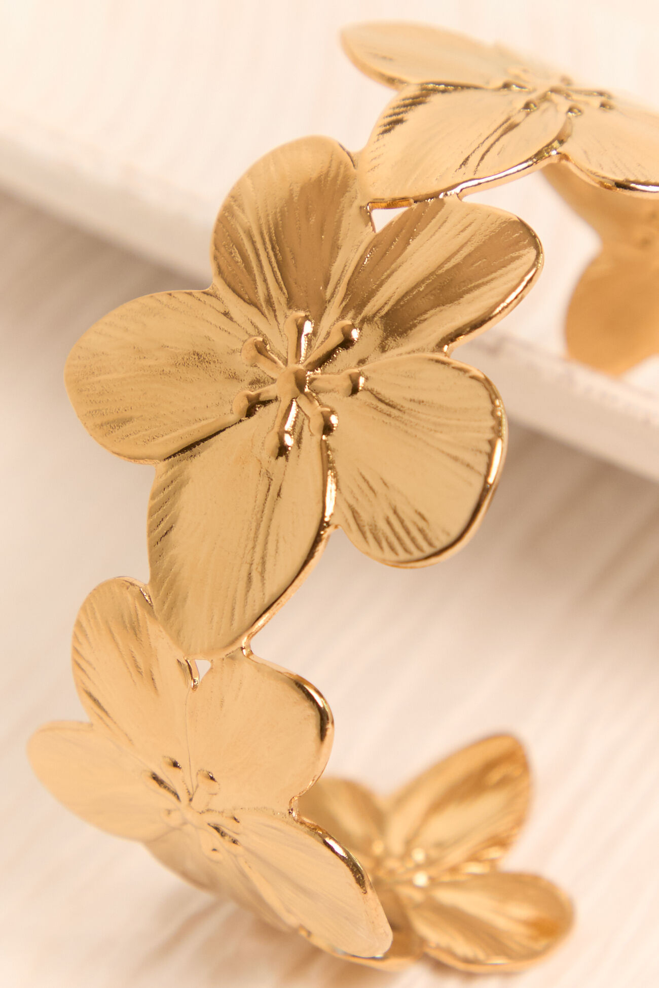Floral Statement Cuff Bracelet