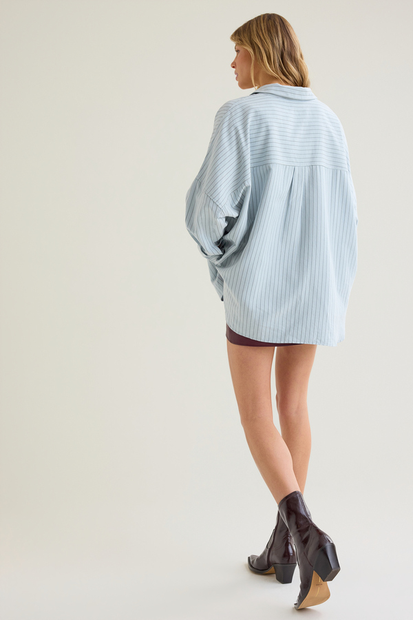 Foster Striped Button Down Detail 4 - Altar'd State