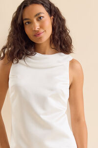 Alma Satin Mini Dress Detail 3 - Altar'd State