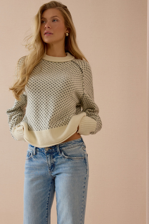 Tessa Rib Hem Sweater - Altar'd State