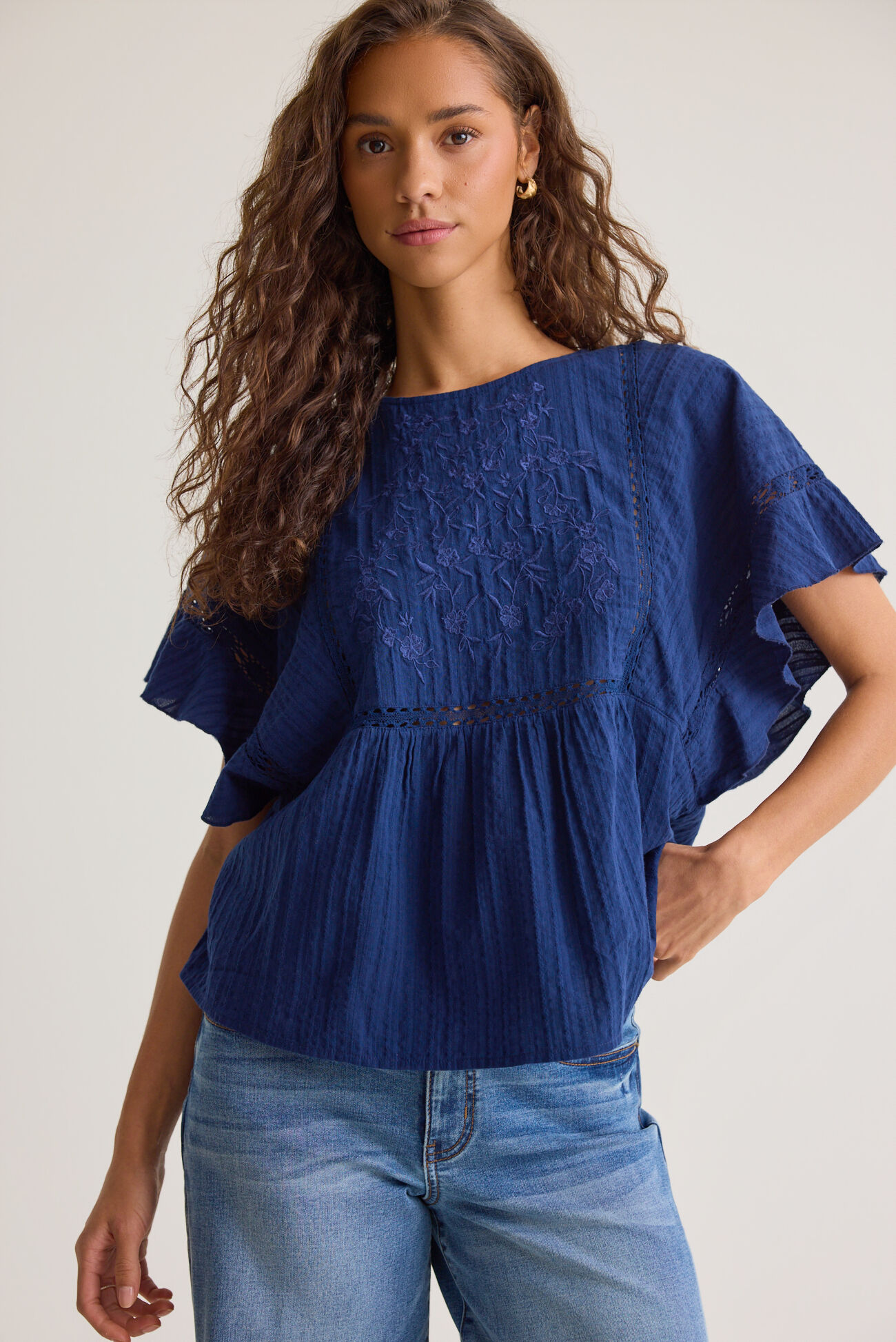 Amberlyn Embroidered Top