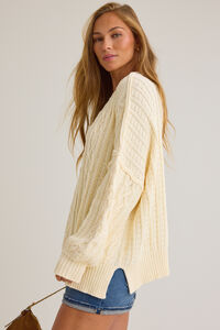 Chelsi Oversized Sweater Detail 3 - Altar'd State