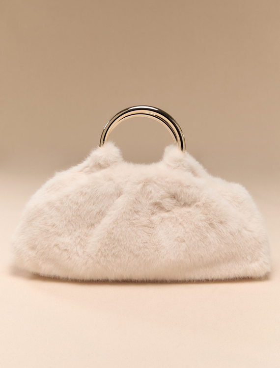Mink Faux Fur Handbag Detail 2 - Altar'd State