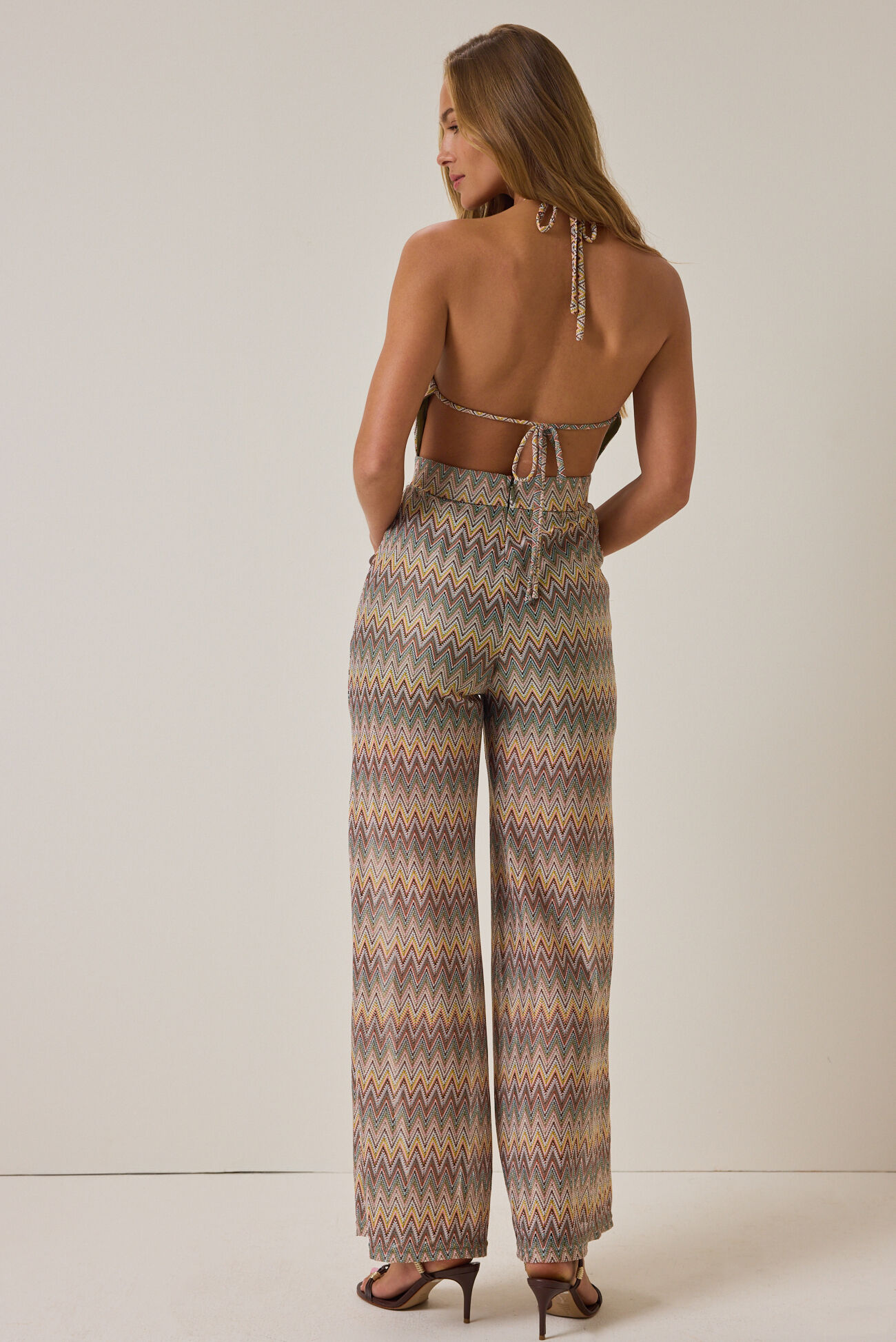Arianna Chevron Jumpsuit