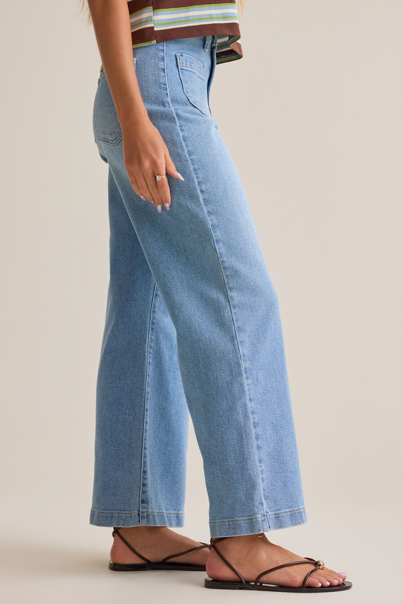 Indy High Rise Sailor Jean