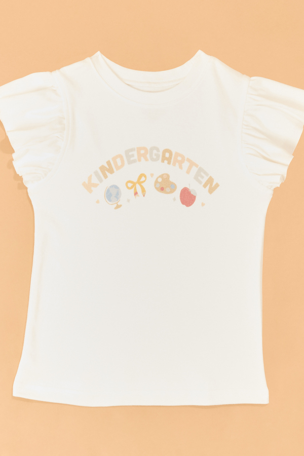 Flutter Sleeve Kindergarten Tee Detail 2 - Altar'd State