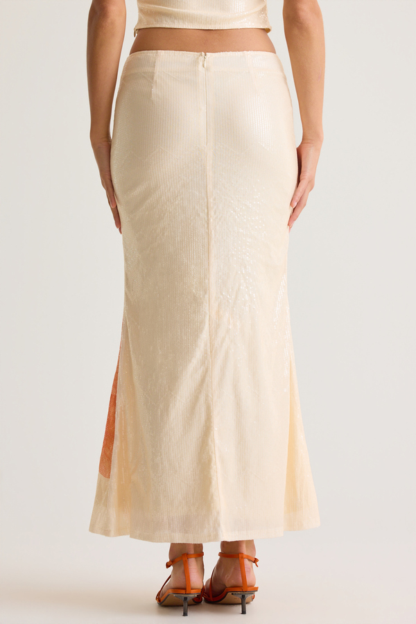 Harper Sequin Midi Skirt Detail 4 - Altar'd State