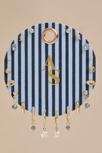 Blue Striped 10 Pack Earring Set - Altar'd State