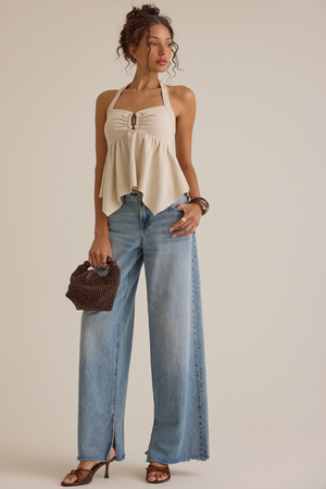 Lexey Backless Halter Tank - Altar'd State