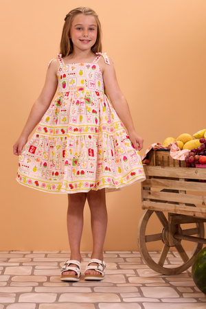 Morgan Fruit Print Dress - Altar'd State - 