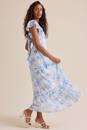 Auburn Floral Maxi Dress - Altar'd State - 