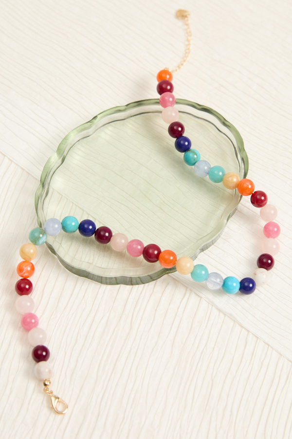 Jess Multicolor Beaded Necklace - Altar'd State