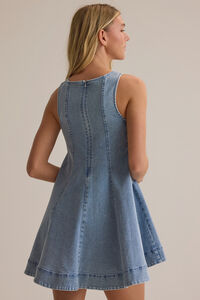 Raya Denim Dress Detail 4 - Altar'd State