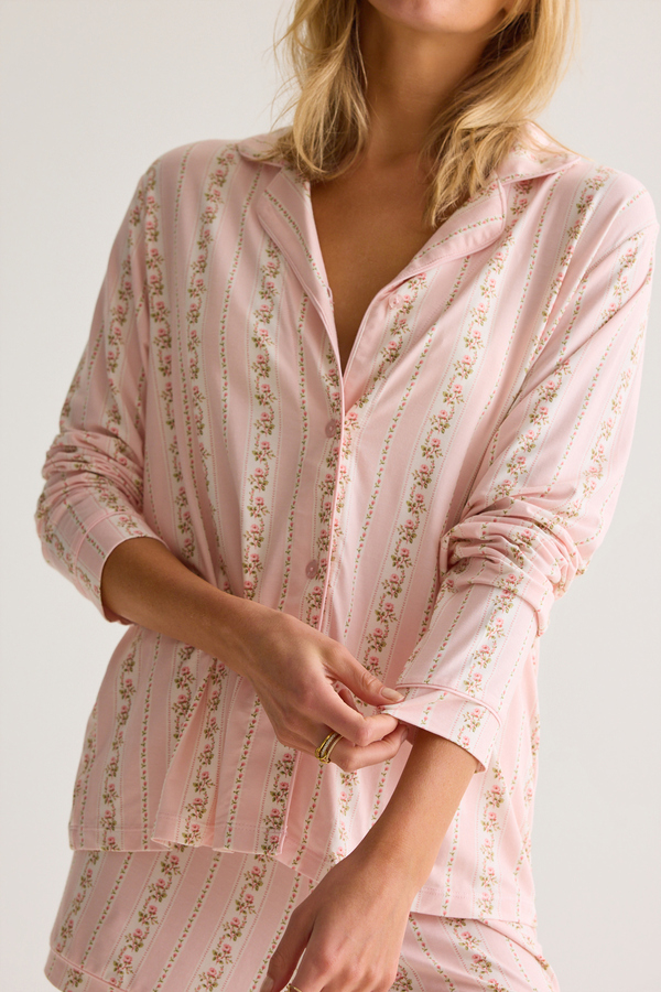 Antoinette Floral PJ Set Detail 2 - Altar'd State