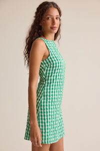 Brinley Gingham Mini Dress Detail 4 - Altar'd State
