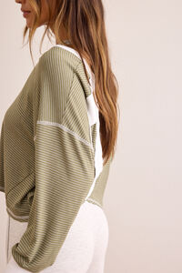 On The Move Stripe Long Sleeve Detail 5 - Altar'd State