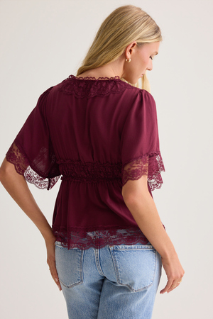 Evanelle Lace Babydoll Top - Altar'd State - 