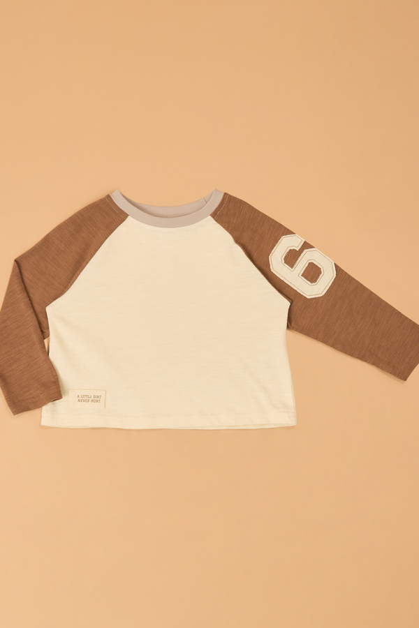 Dirt Never Hurt Raglan Tee Detail 2 - Altar'd State