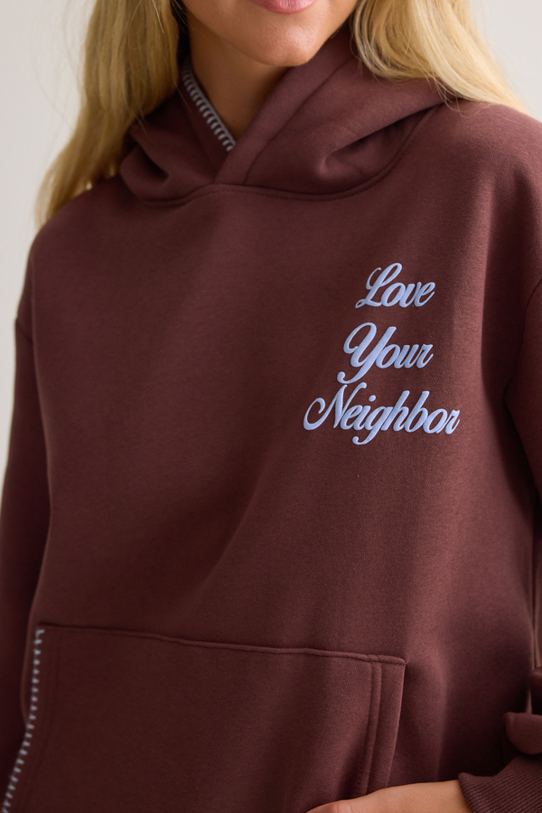 Love Your Neighbor Hoodie Detail 4 - Altar'd State
