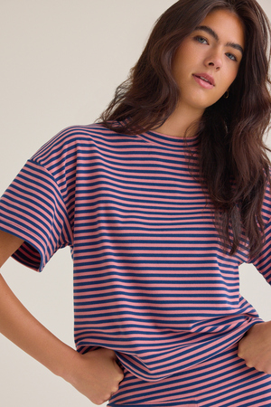 Alaya Stripe Lounge Top - Altar'd State - 
