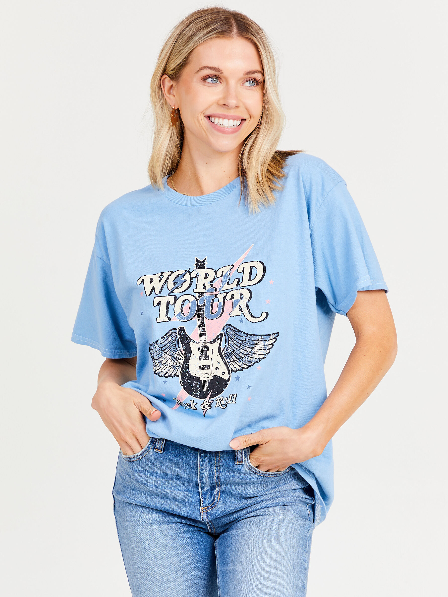 World Tour Oversized Graphic Tee 