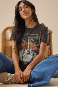 Nashville Boyfriend Tee Detail 3 - Altar'd State