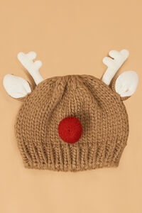 Reindeer Chunky Knit Beanie - Altar'd State