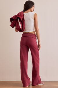 Go With Your Flow Foldover Pant Detail 4 - Altar'd State