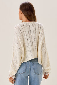 Grayson Pearl Button Cardigan Detail 4 - Altar'd State