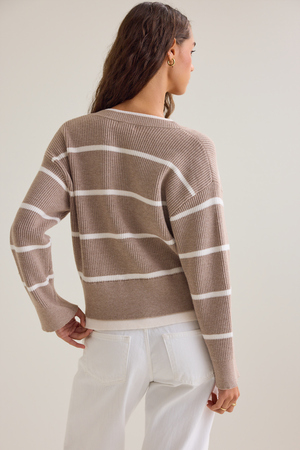 Shae Striped Sweater - Altar'd State